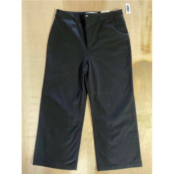 Old Navy Pants Women's‎ 14 Wide Leg Black New NWT - Picture 1 of 9